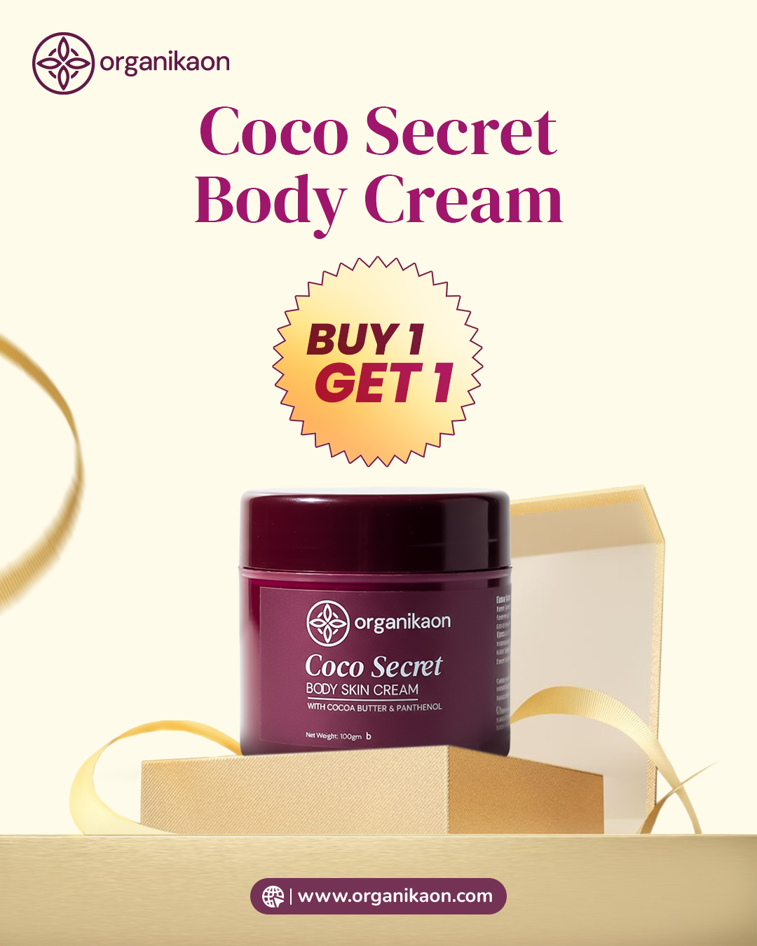 Buy 1 Coco Secret Body Cream & Get 1