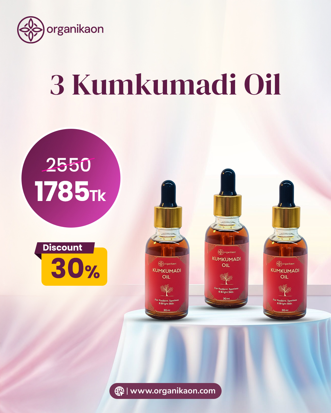 3 Kumkumadi Oil