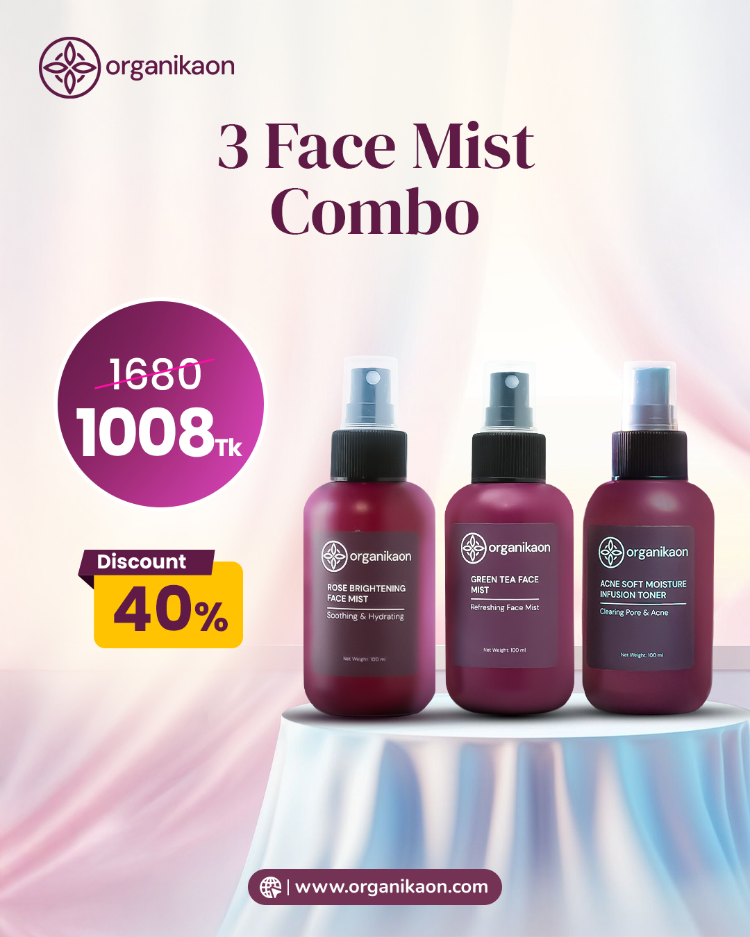 3 Face Mist Combo