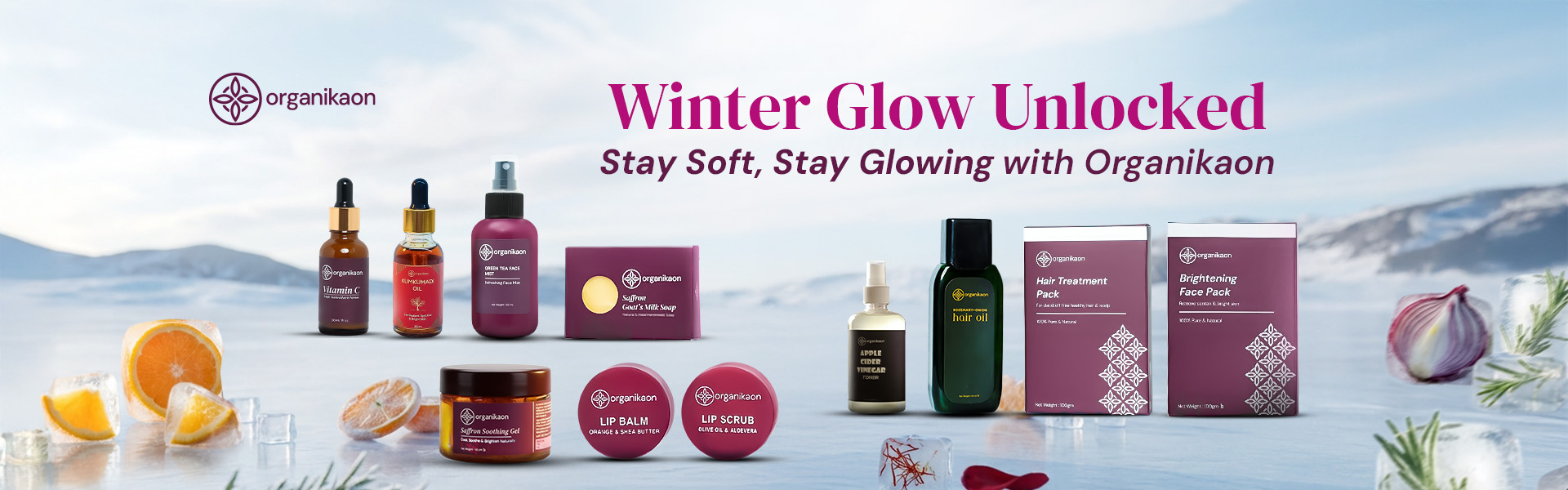 Organikaon Beauty Collection - Glow Like Never Before with Sunehra