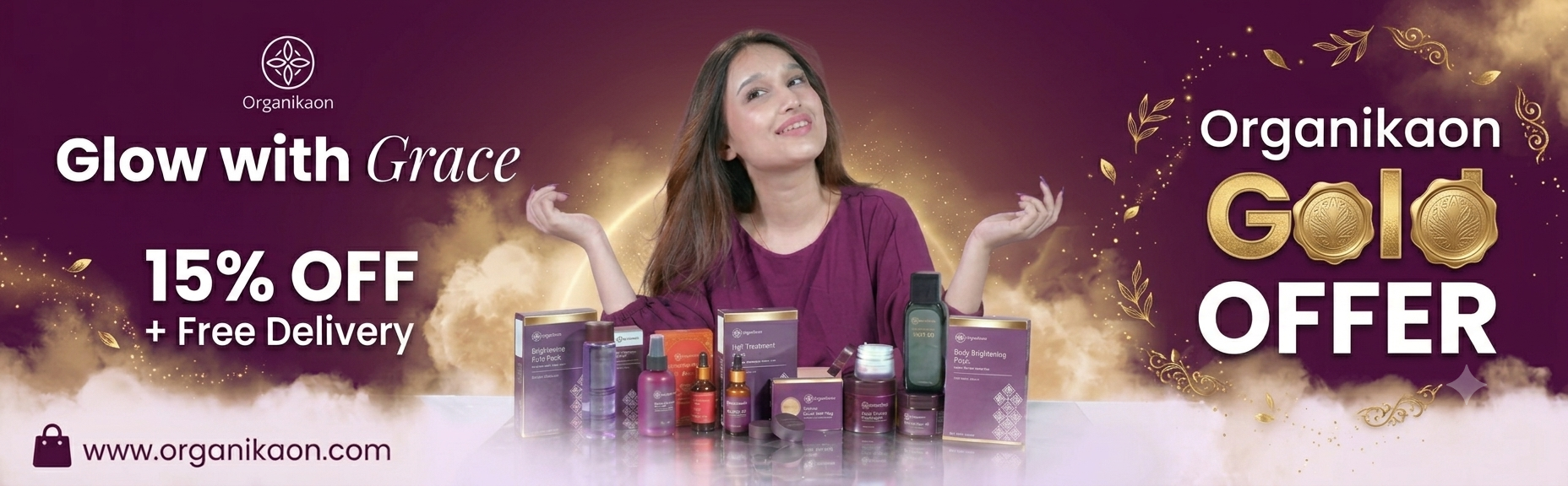 Organikaon Beauty Collection - Glow Like Never Before with Sunehra