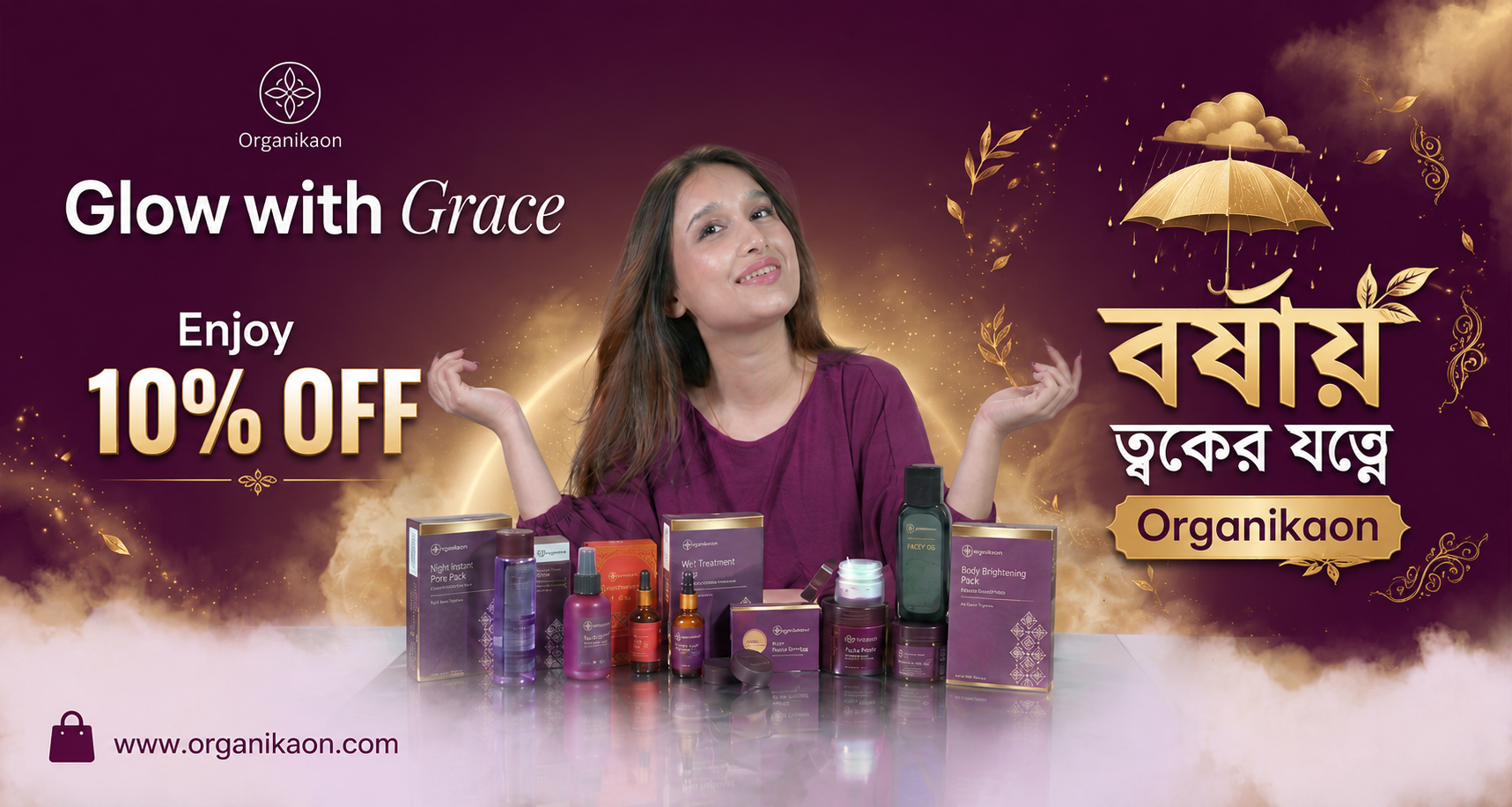 Organikaon Beauty Collection - Glow Like Never Before with Sunehra