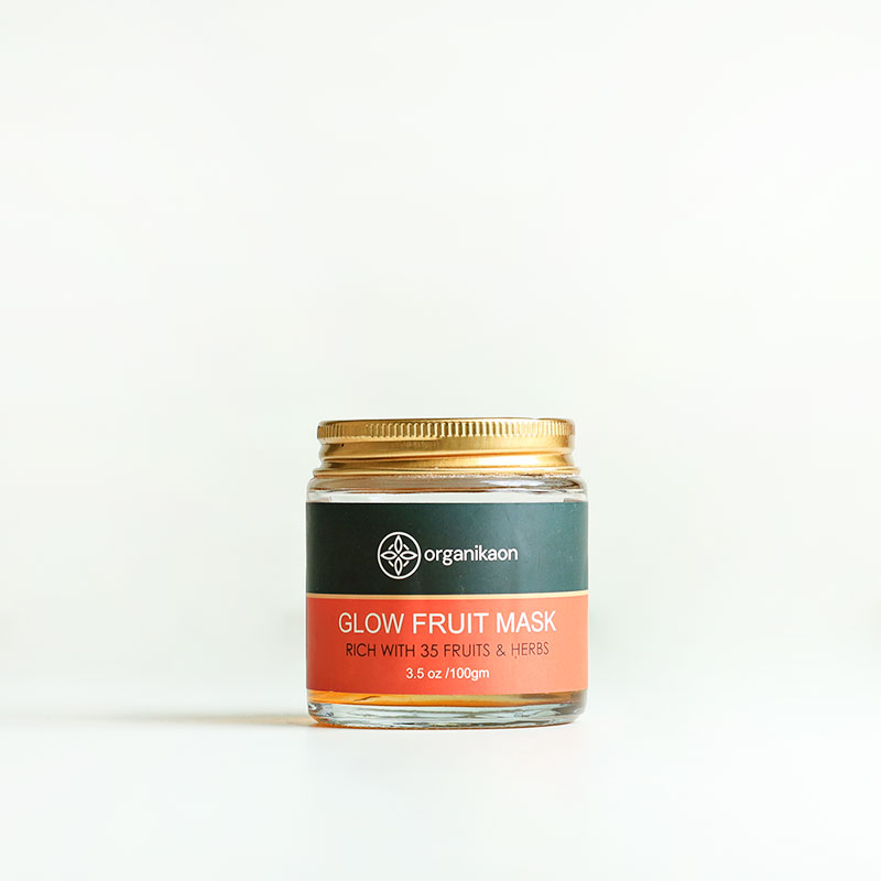 Organikaon Glow Fruit Mask for Soft & Glowing Skin 100gm