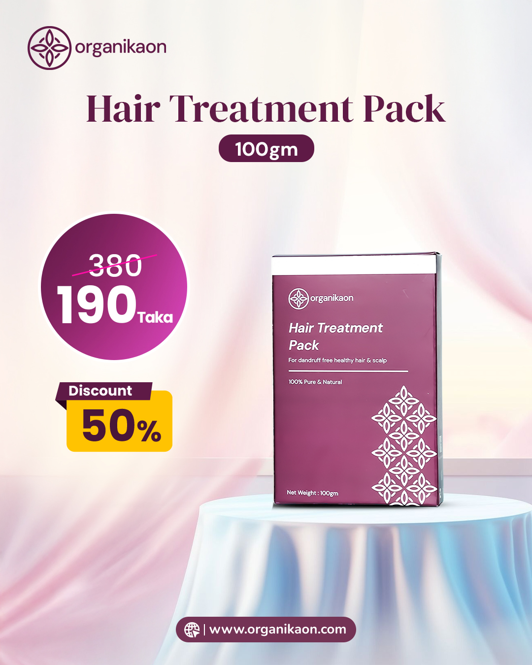 Organikaon Hair Treatment Pack-100gm