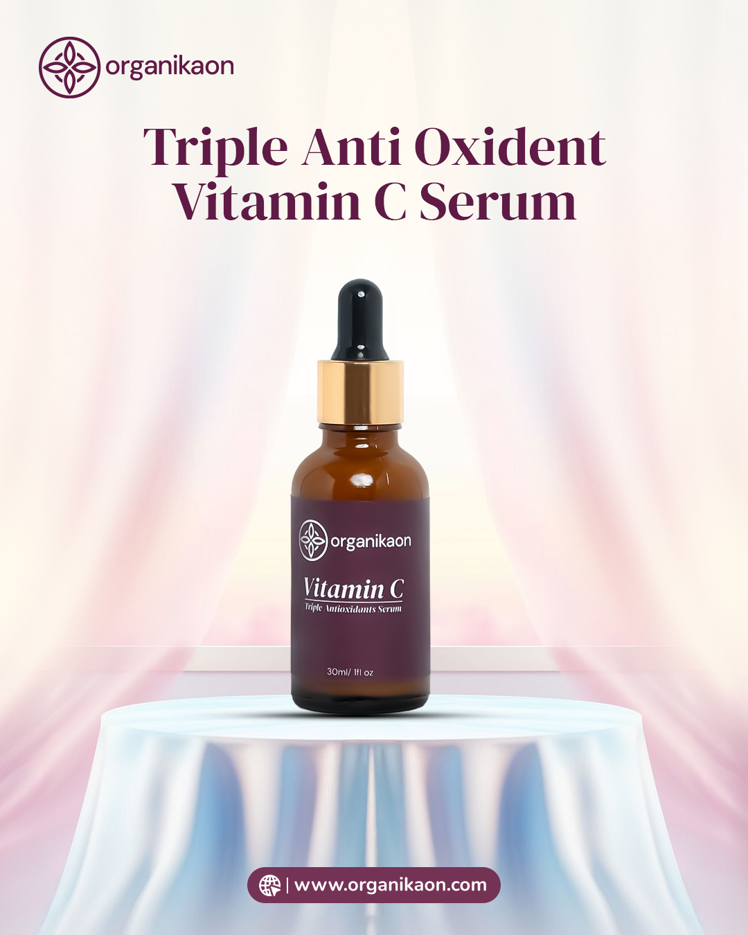 Organikaon Triple Antioxidants Vitamin C Serum 30ml