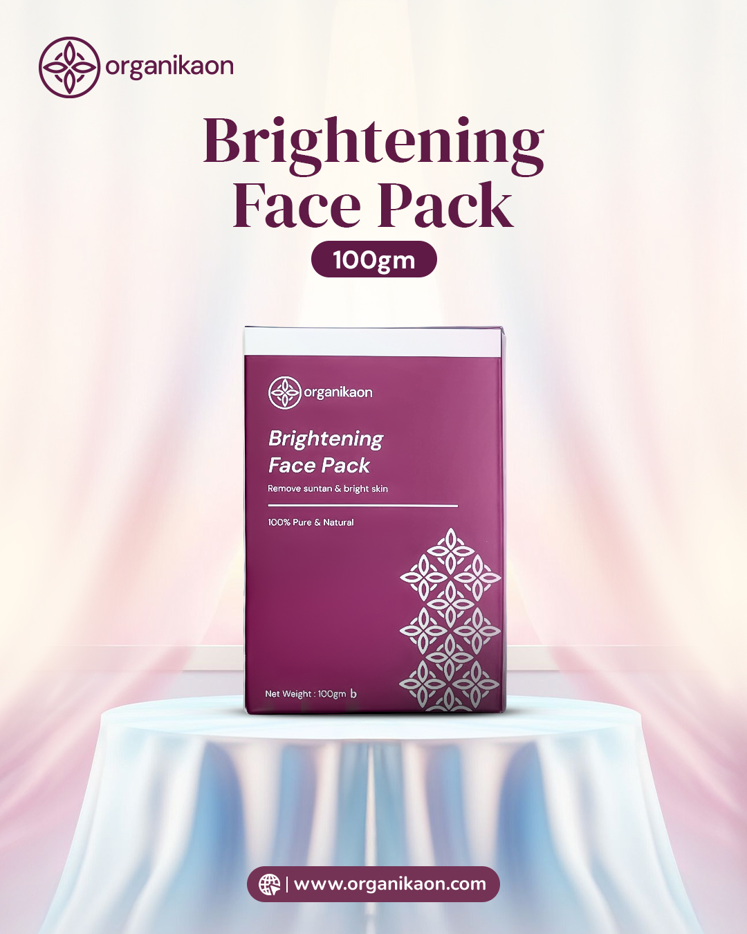 Organikaon Brightening Face Pack-100gm