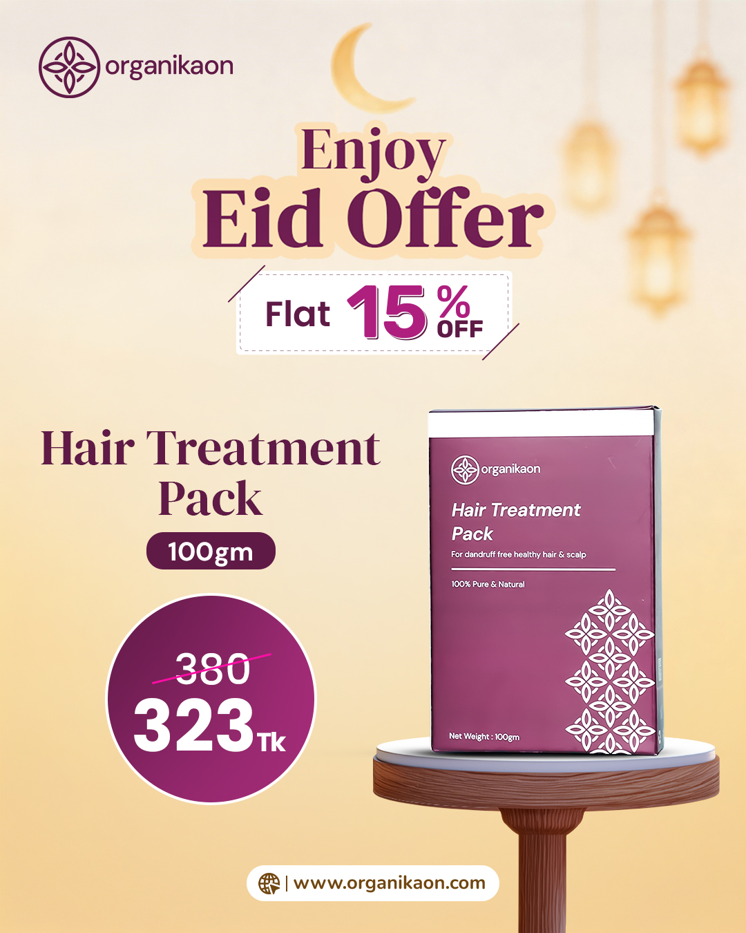 Organikaon Hair Treatment Pack-100gm