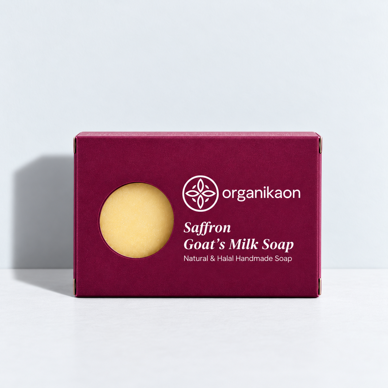 Organikaon Saffron Goat's Milk Cleansing Bar 100gm